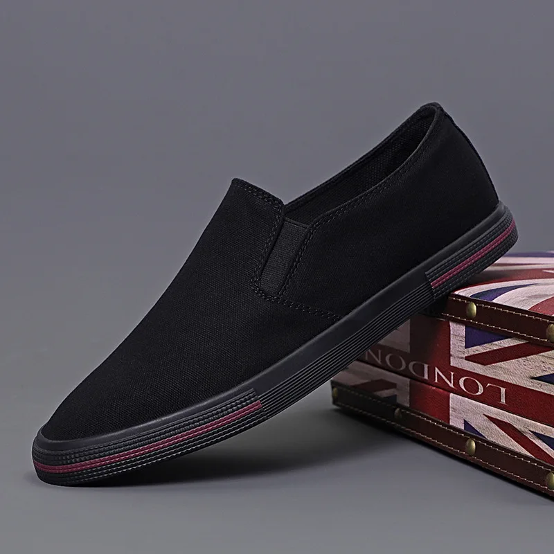 New Spring Mens Breathable Fashion Canvas Shoes Classic Summer Casual Trendy Shoes Loafers Zapatos De Hombre Sneakers