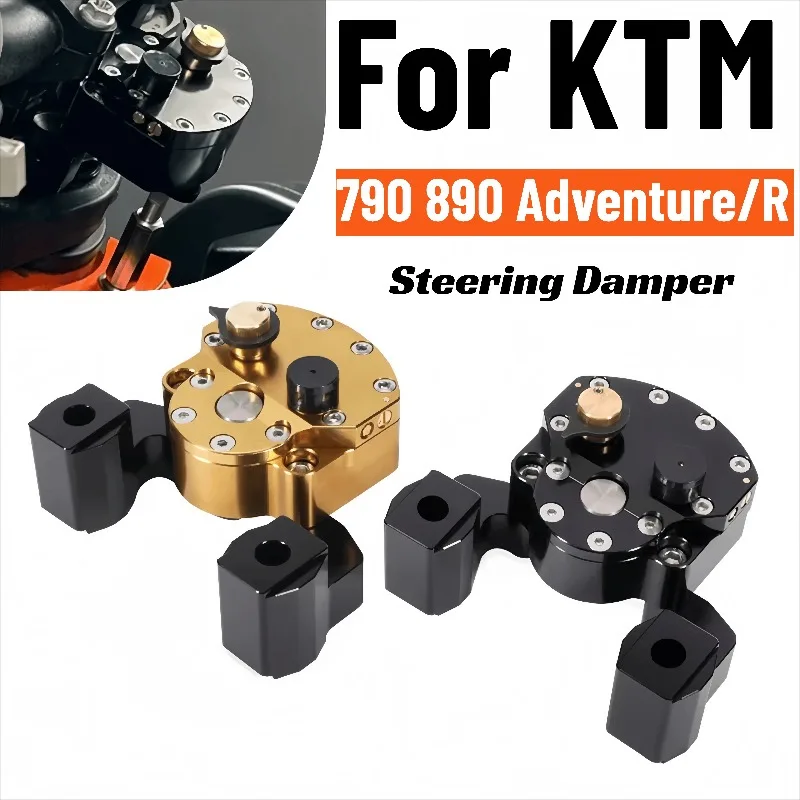 For KTM 790 890 Adventure/R 790ADV 890ADV ADV R 2017-2024 Motorcycle Steering Damper Stabilizer Control Shock Absorber Kit