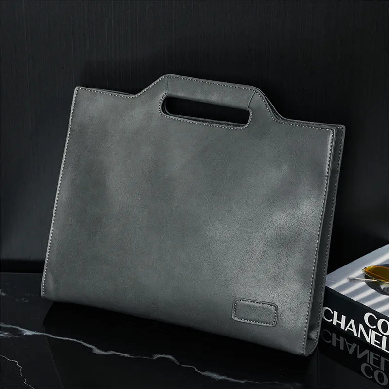 Shoulder Bag Handbag Man Square Bag Cross Body  Men Office Bags For Men Executive Briefcase PU Working Teacher Messenger Tote