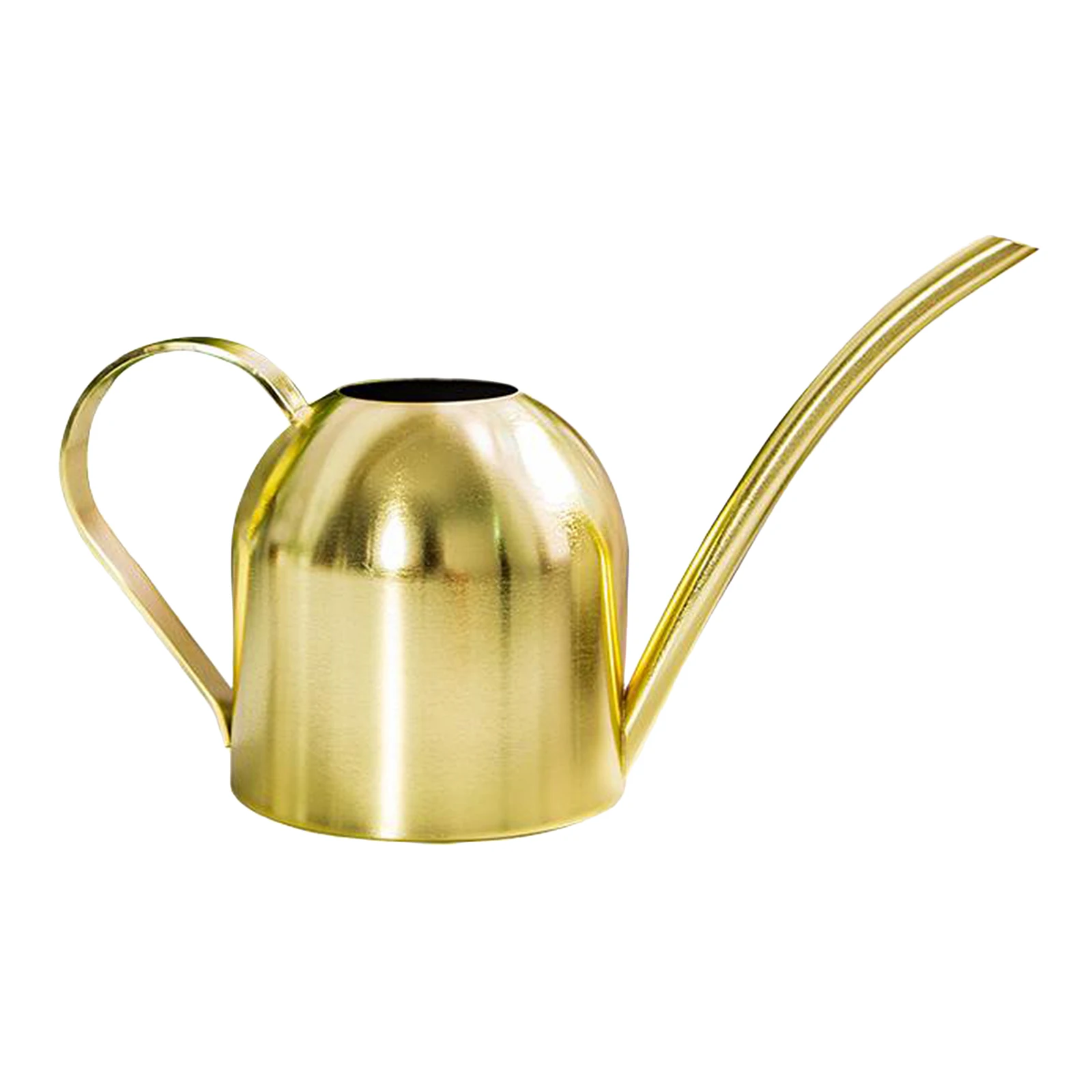 Long Spout Watering Can Cute Small Stainless Steel Gold Plant Water Pot Indoor Watering for Windowsill Plants