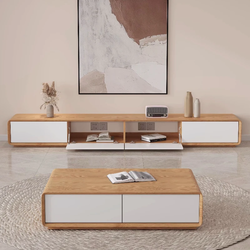 

small Wooden Modern Tv Stand Cabinet Storage Minimalist Nordic Tv Stand Floor Living Room Magalu Loja Oficial Nordic Furniture