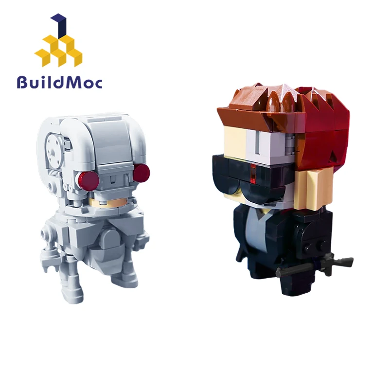 

Buildmoc The Terminator Guardian T-800 Heads Figures MOC Set Building Blocks Kits Toys for Children Kids Gifts Toy 315PCS Bricks