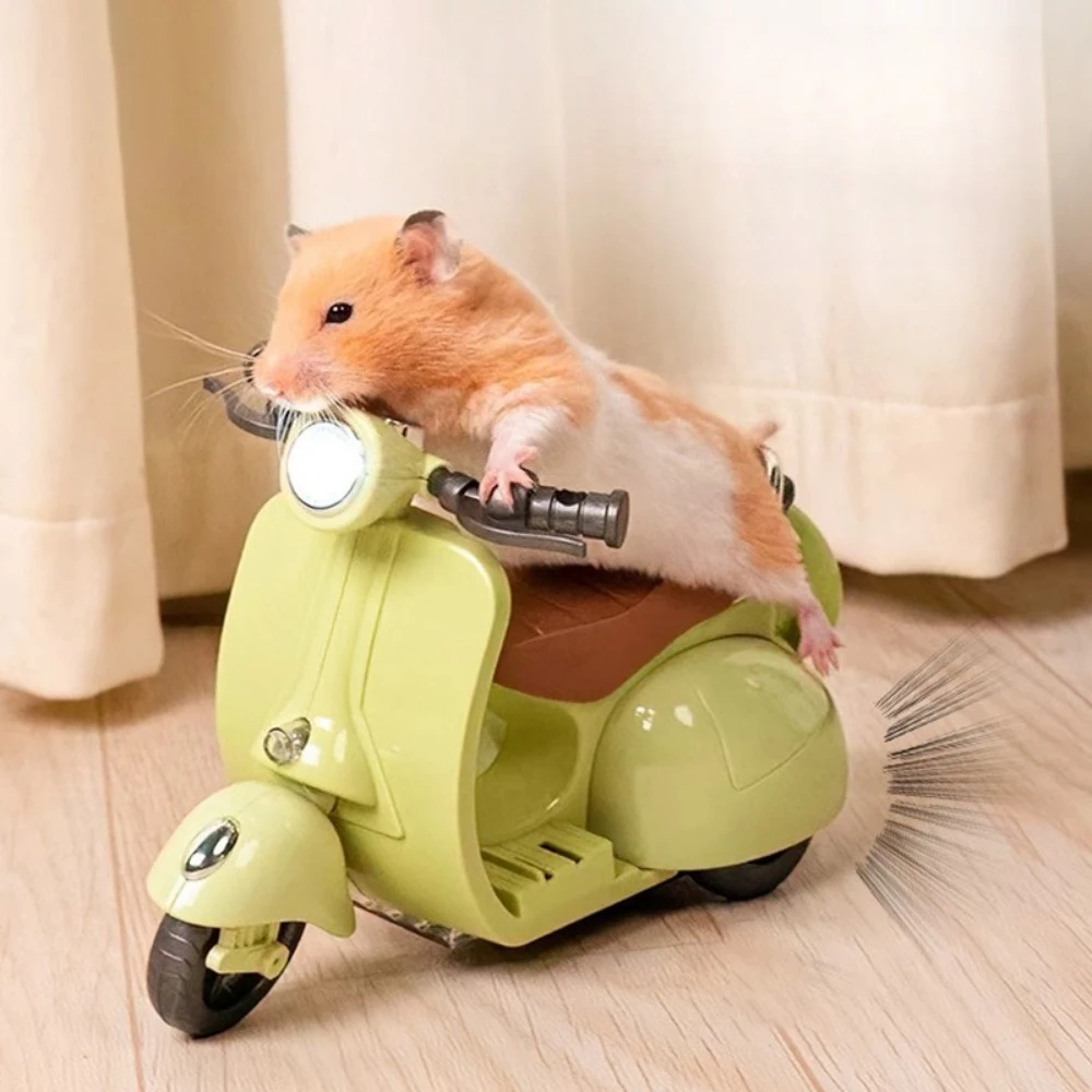 

Интернет-знаменитости, хомяк, трюк, мотоцикл, электромобиль для домашних животных, вращающийся трехколесный велосипед, игрушечная машина без батареи