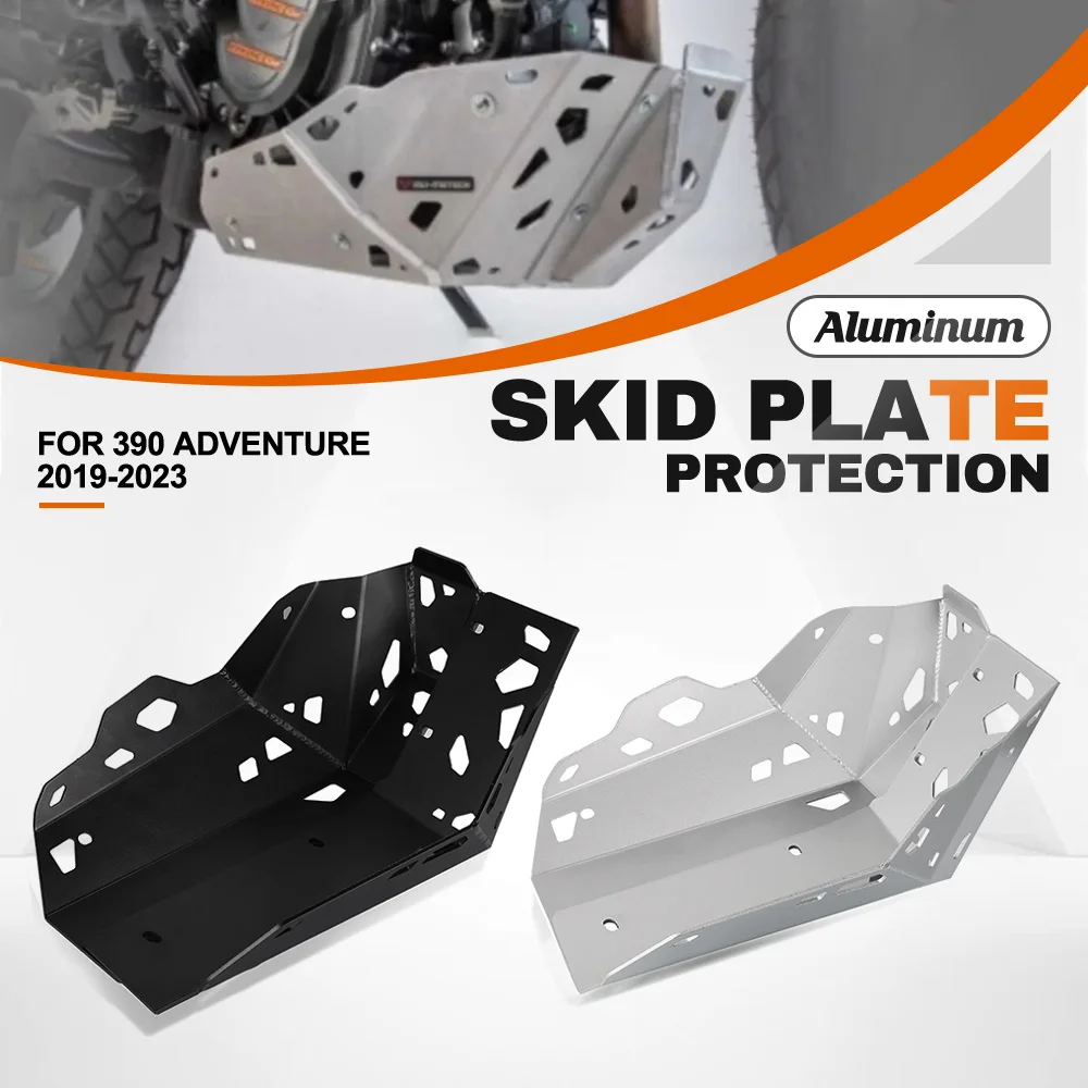 

FOR 390 ADVENTURE 2019 2020 2021 2022 390ADVENTURE Motorcycle Engine Protector Chassis Protection Cover Exhaust Guard Skid Plate