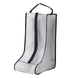 Boot Storage Bag Boot Organizer Dust proof Storage Bag with Visible Handle Design for Travel Shoes Protection