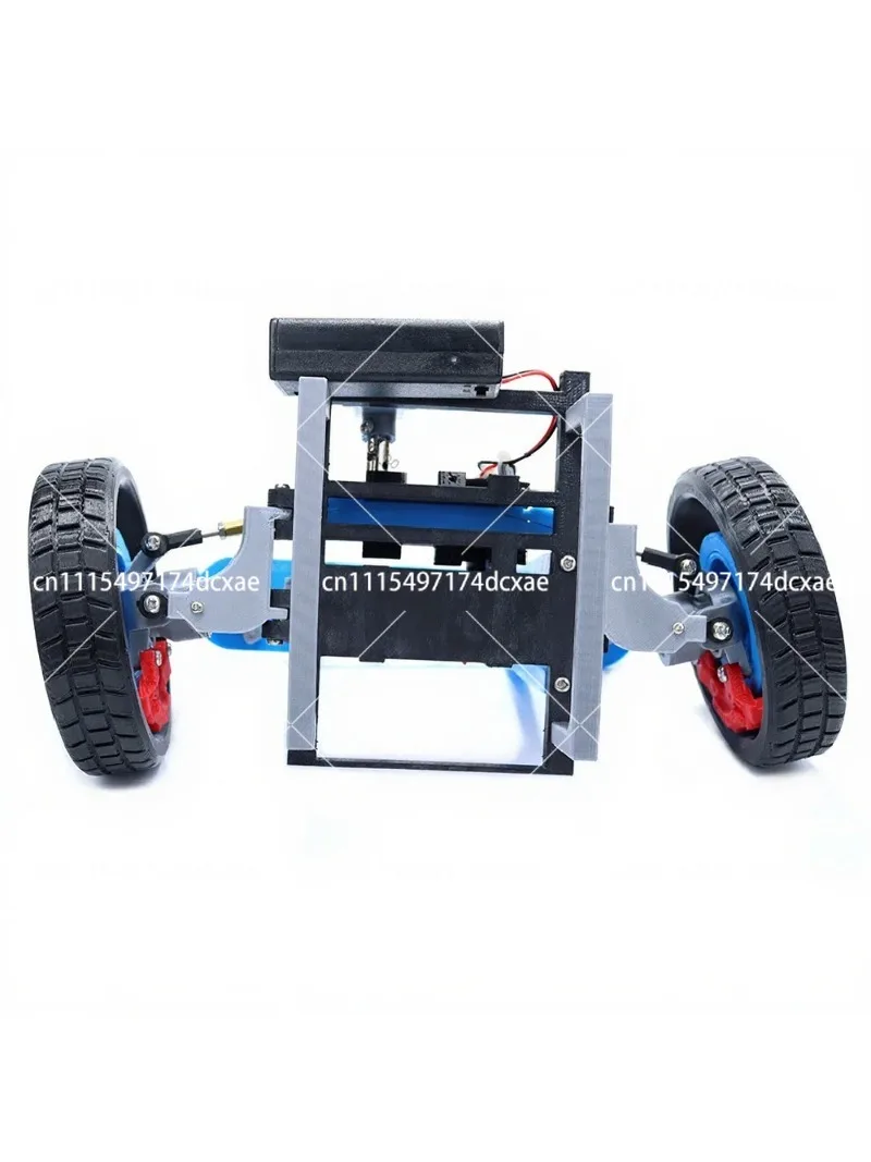 3D Printed MacPherson Suspension System Model with Steering Wheel Differential Shock Absorber Educational Simulation Kit
