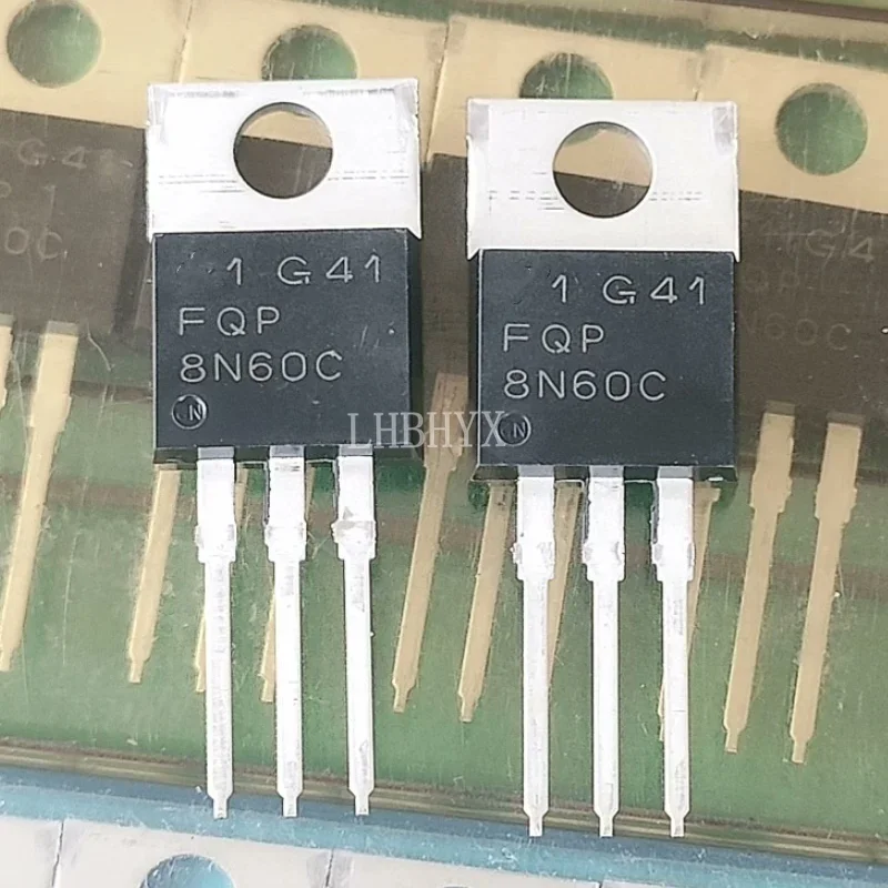 FQP8N60C 8N60C 600V 7.5A N-قناة الطاقة MOSFET TO-220 جديد الأصلي 5 قطعة #1