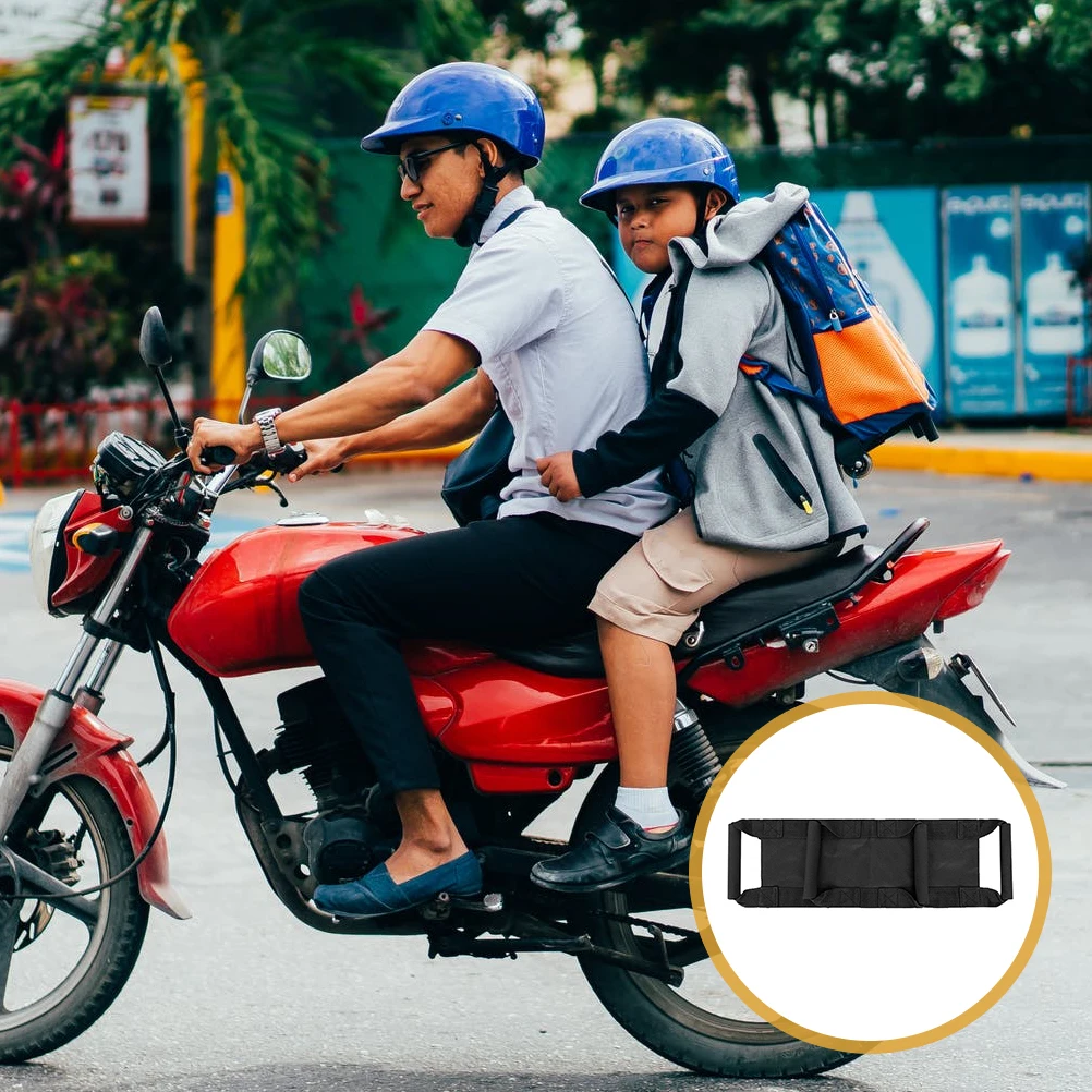 

Waist Protective Belt Motorcycle Riding Adjustable 600d Oxford Cloth Passenger Safety Strap Lightweight Durable Dual Handle