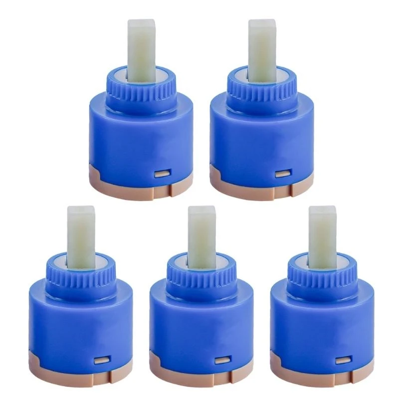 

5pcs Ceramic Cartridge Efficient Water Management Part for Single handle Faucets