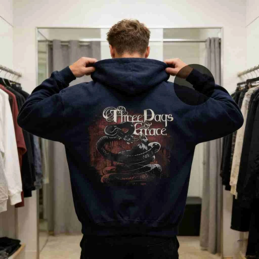 

Толстовка Three Days Grace с капюшоном в стиле рок-музыки TDG Band One-X Album Life Starts Now Three Days Grace Merch Unisex Rocker Clothing