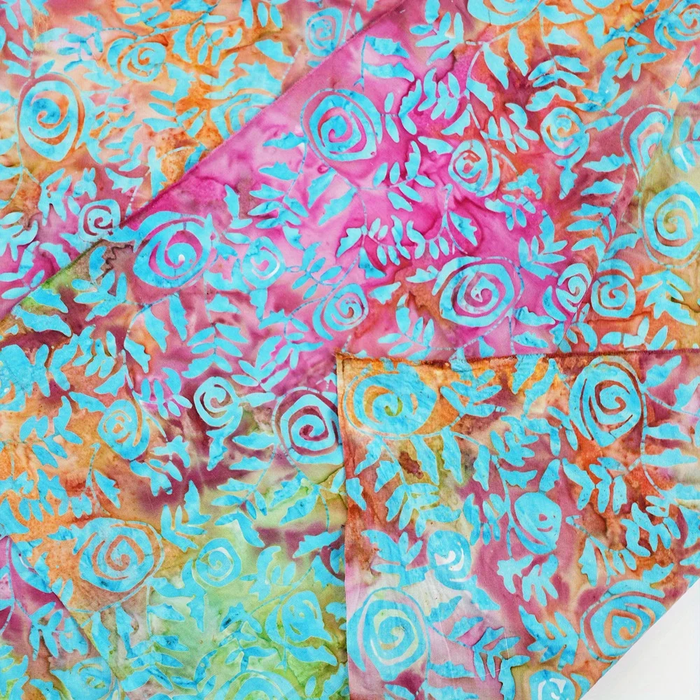 Ethnic Style Retro Colorful Oil Painting Print Pure Cotton Fabric Spring Summer Strap Dress Designer Clothing Fabric