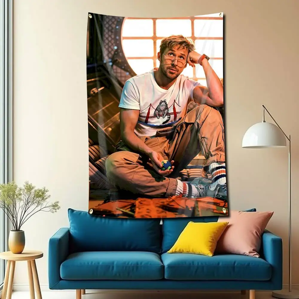 R-Ryan Baby Goose G-Gosling Flag Tapestry Banner for Bedroom Living Room Outdoor Camping Custom