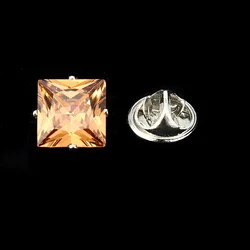 Mini Round Crystal Brooch Pins and Brooches for Women and Men Suit Shirt Collar Pin Badge Luxulry Jewelry Clothing Accessories