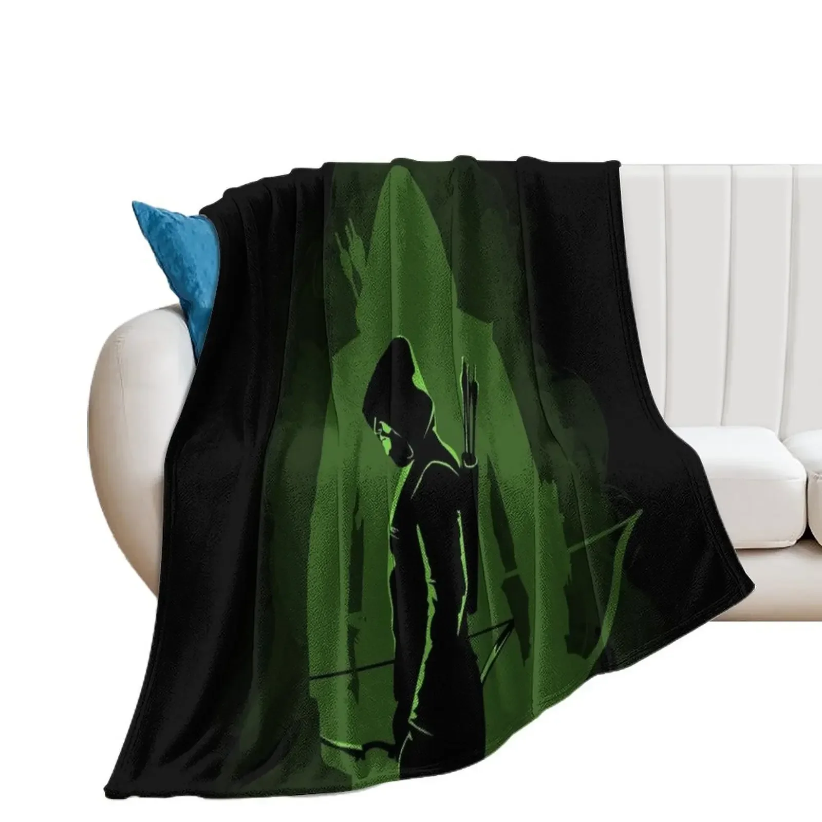 

Green shadow Throw Blanket Luxury Brand For Decorative Sofa Blankets