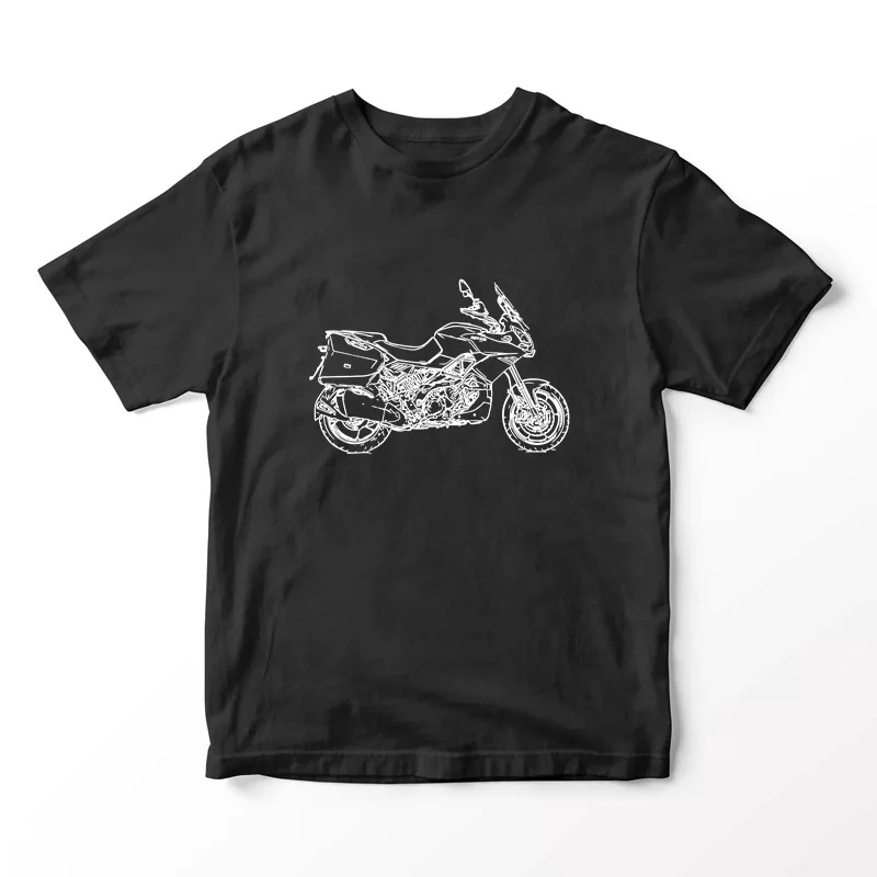 

2024 Men T Shirt Casual Aprilia Caponord 1200 ABS Motorbike Fan T-shirt Graphic Summer Short Sleeves 100% Cotton S-3XL Cool Tee