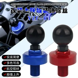 For YAMAHA YZFR3 YZF R3 YZF-R3 YZF-R25 Motorcycle GPS Navigation Mobile Phone Bracket Front Fork Decorative Cover