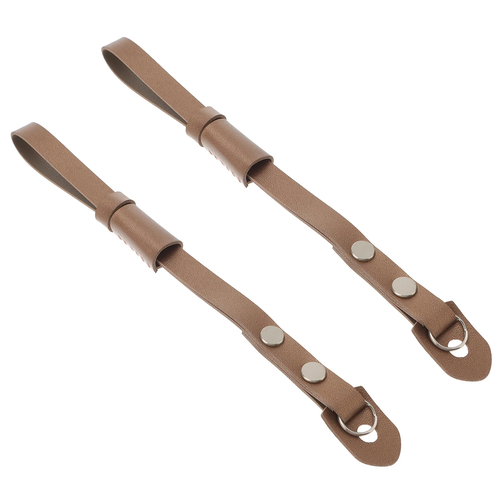 

2Pcs Wrist Strap for Digital Camera Hand Strap Cowhide Material Secure Fit Stylish Design Easy Installation Camera Safety Rope