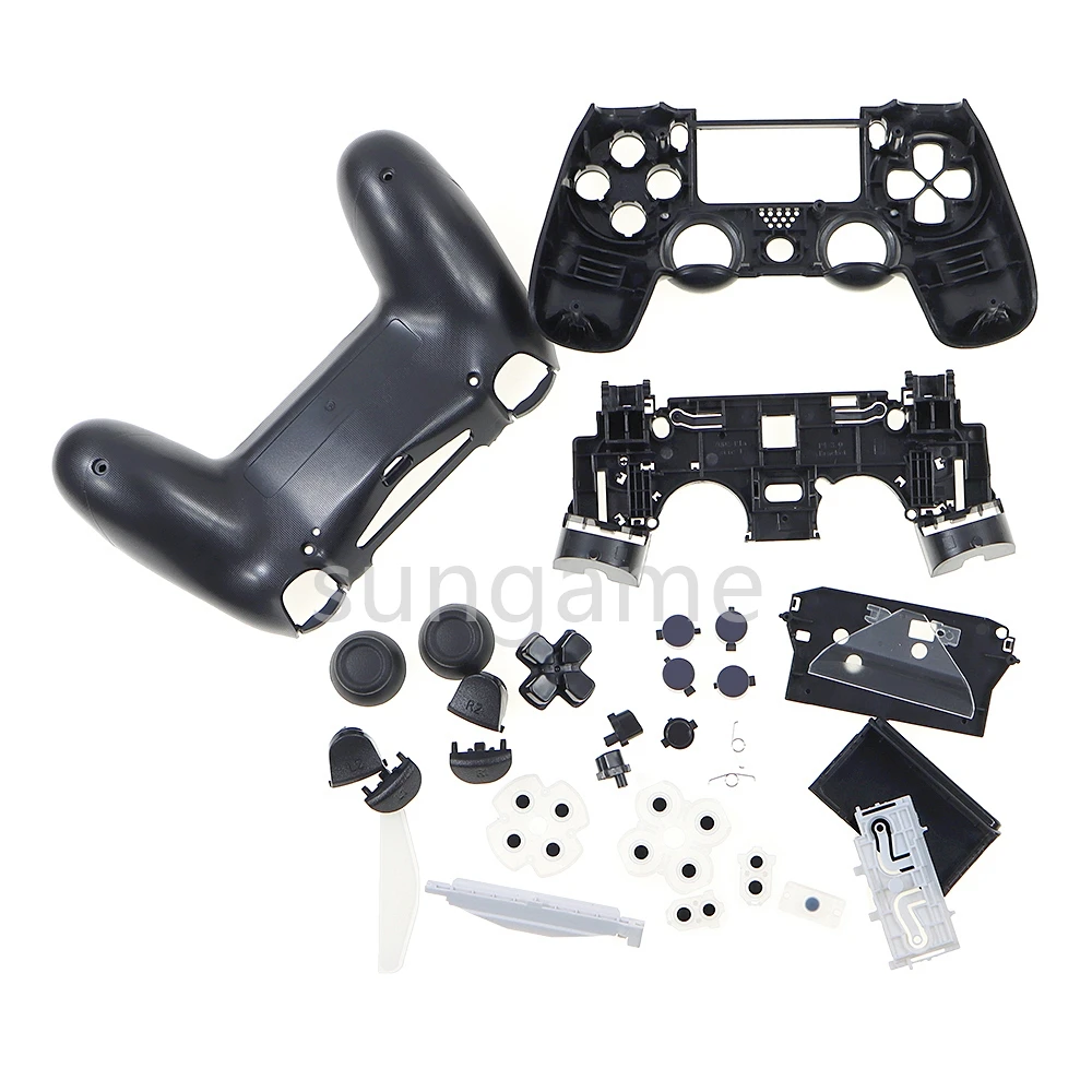 1set New For PS4 3.0 Controller Plastic JDS-030 Cover Handle Front Back Housing Shell Case Replacement ﻿