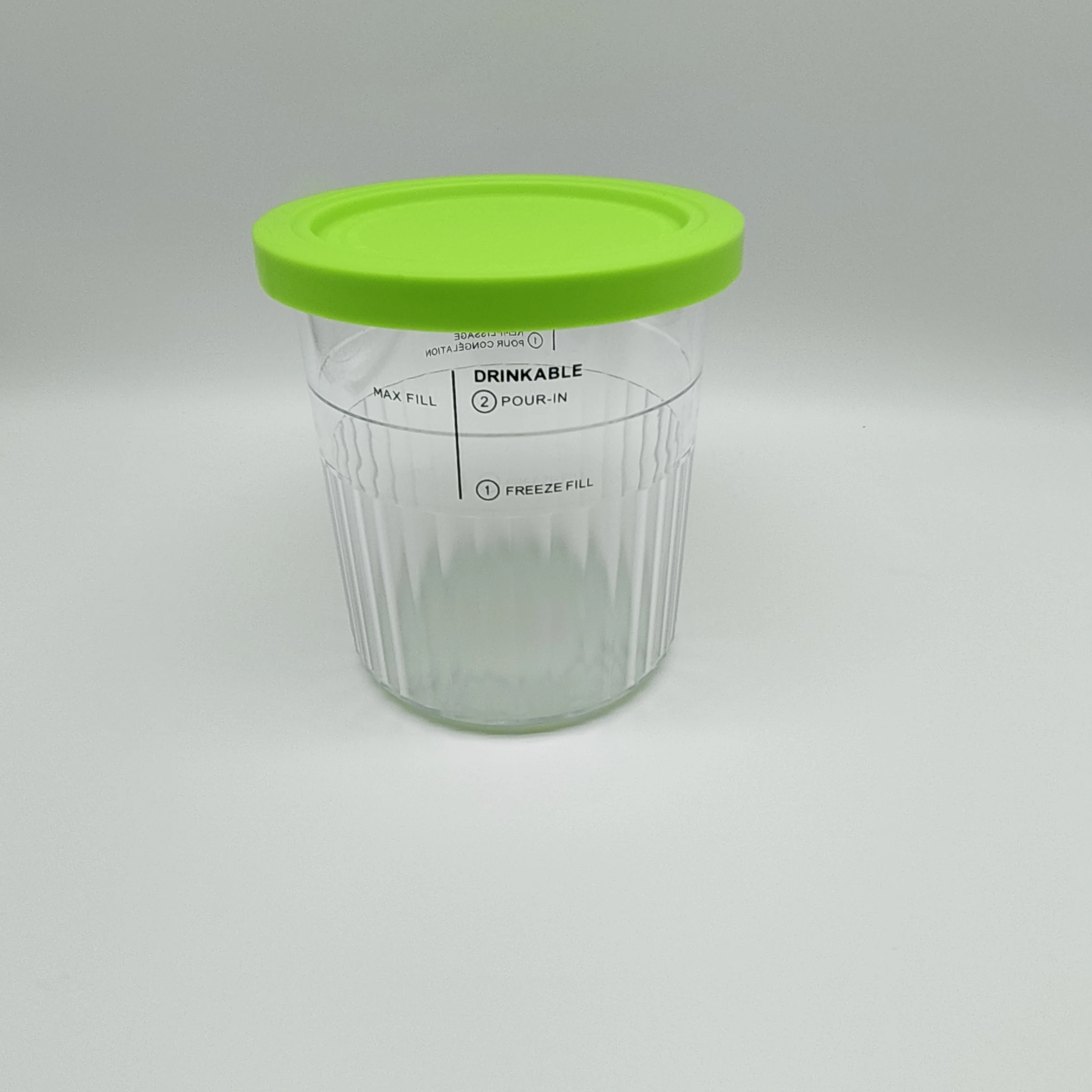 Ersatz-Deckel-Set für Ninja NC500 NC501 Creami Deluxe Eiscreme-Behälter Familienformat Gefrorene Joghurt-Aufbewahrungsbecher – Detail 7