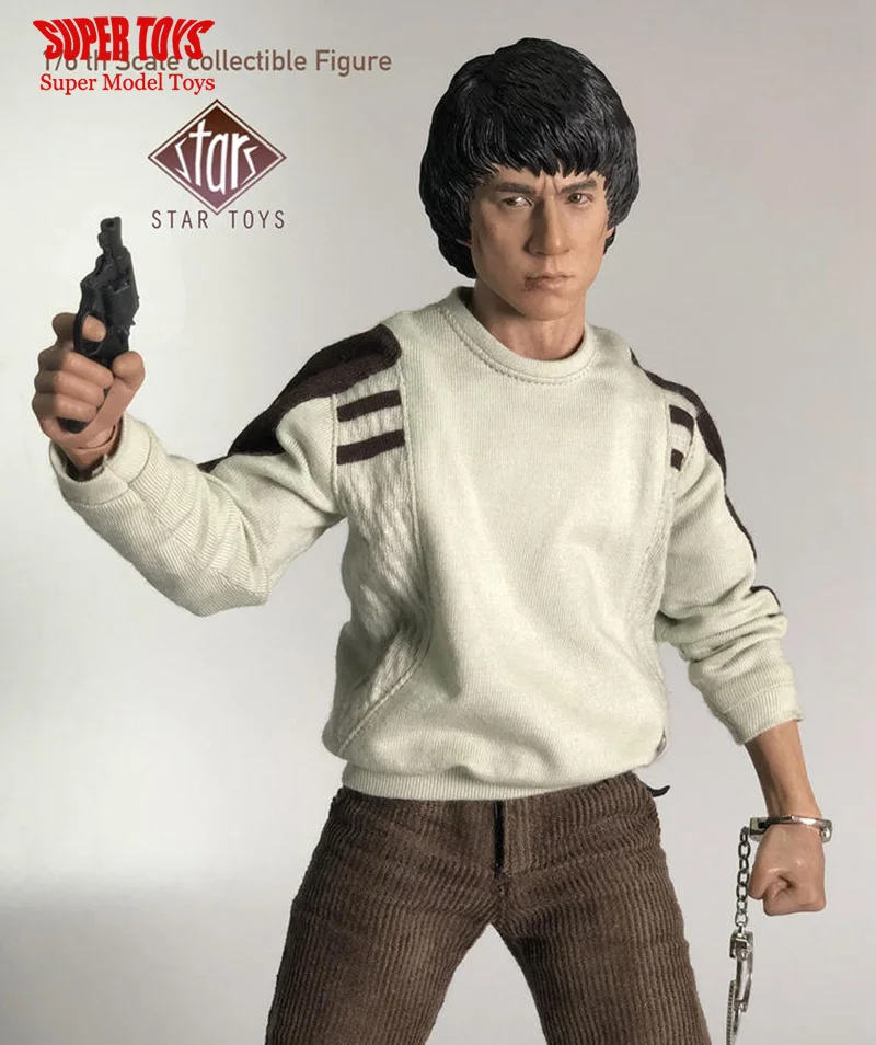 In Stock STAR TOYS STT-001 1/6 Scale Hongkong Police Story Chen Sir Super Star Jackie Chen 12'' Action Figure Model Toys