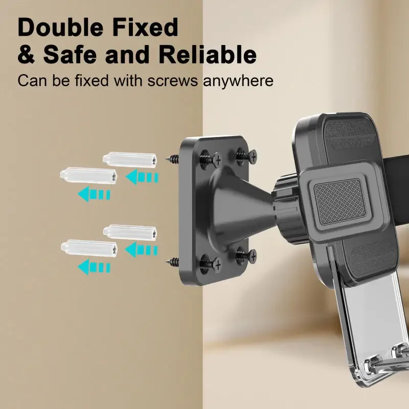 Suporte Rotativo para Telefone – Prático para Banheiro e Cozinha