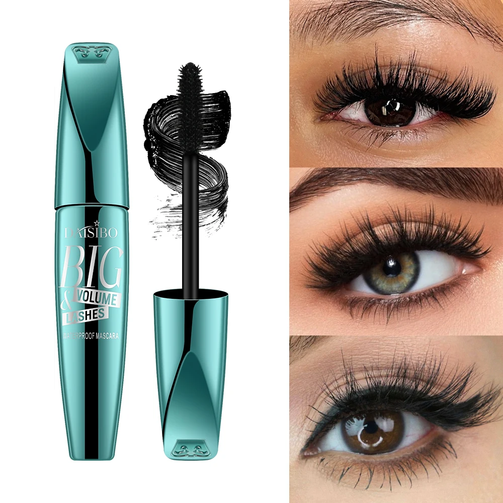 Wimperntusche für Locken und Volumen, Langanhaltend, Leicht und Natürliches Augen-Make-up