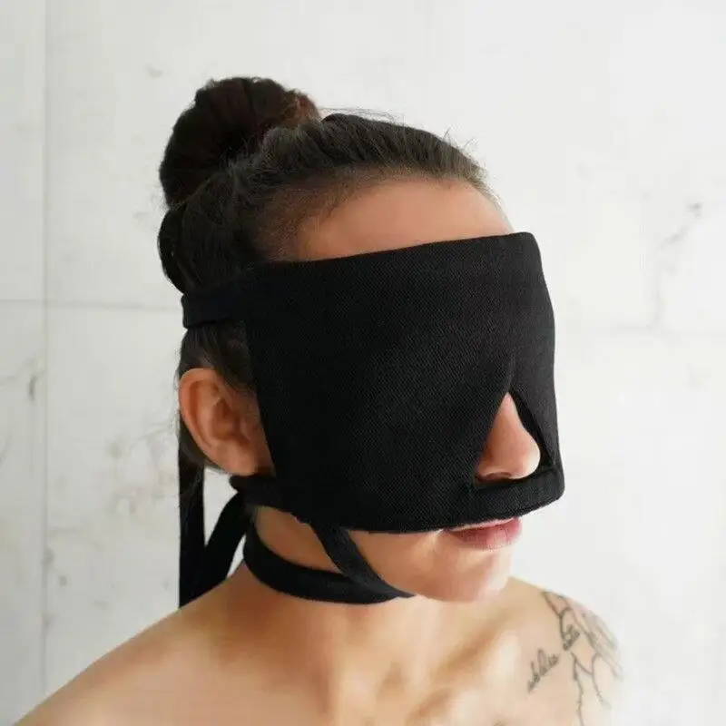 Unisex Half-Closed Velvet Mask Cosplay Headwear Head Cover Performance Available for Couples Party Entertainment Party Masks