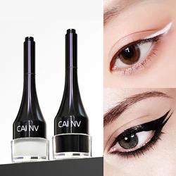 White Eyeliner Cream Non-Smudging Waterproof Black and Brown Eyeliner Gel Pen Eye Liner Gel Pen Makeup