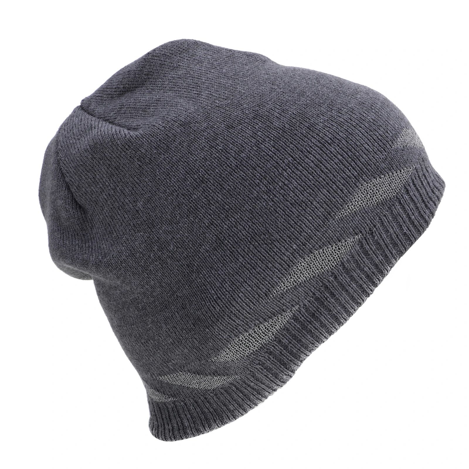 

Warm Winter Hats Reflective Knitted Unisex Beanie Outdoor Yarn Cap Windproof Fashionable Long Lasting Durable Material