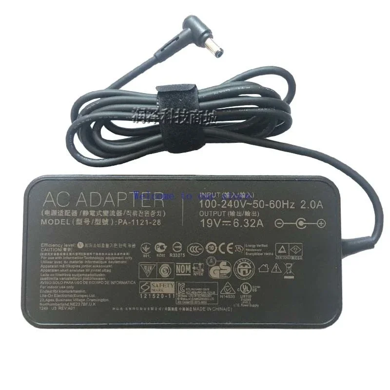 For ASUS Flying Fortress FX-PLUS NX50J A550J ZX53V Charging Source Adapter Cable 19V6.32A