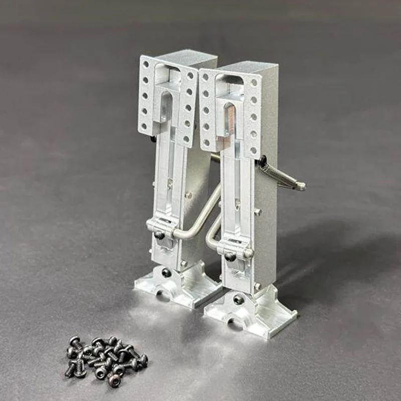 1:14th Scale RC Truck 2pcs Metal Simulation Support Leg for SCANIA Tamiya 770S R620 for VOLVO ACTROS AROCS Model Car DIY Parts view 5