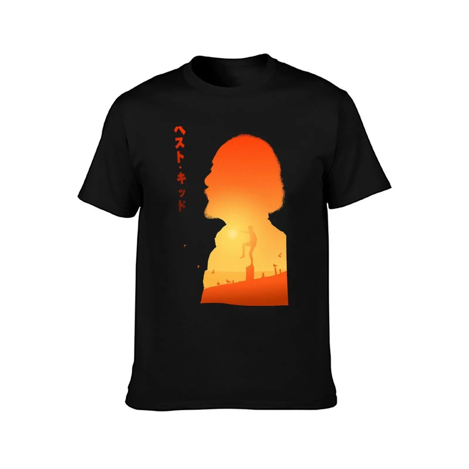 Miyagi sillouette design T-Shirt tops plus sizes street wear oversized t shirt mens clothing