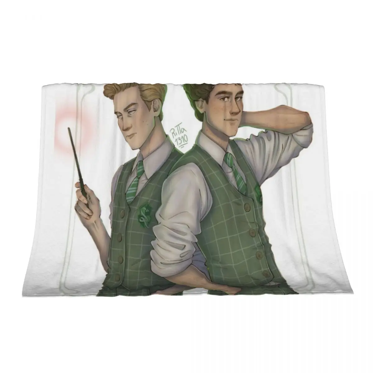 

Sebastian and Ominis Throw Blanket Blankets Sofas Of Decoration anime Bed Fashionable cosplay anime Blankets