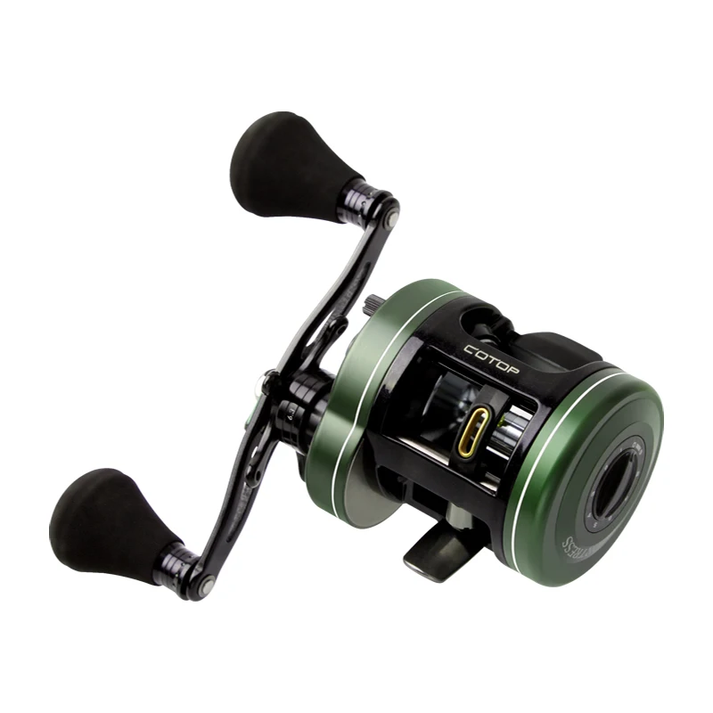 

Kawa Fishing Reel Cast Drum Wheel Max Drag 16kg Bait Casting Reel 7+1BB Aluminum Alloy Handle With Eva Knob SuiSea Freshwater F