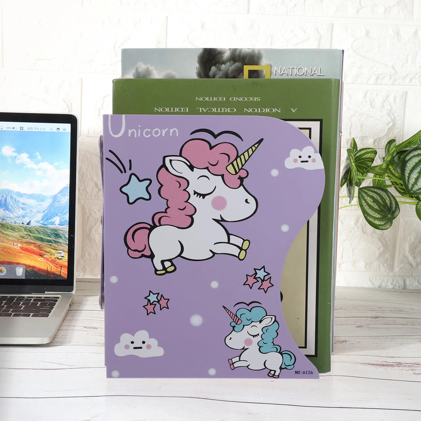 Decoratie Kleine Desktop Boekenplank Display Boekensteun Houder voor Thuis Decoratieve Stand Organizer