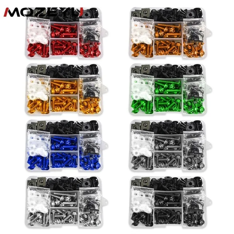 Complete CNC Fairing Bolts Screws Kit For BMW C650GT C 650 600 C650 C600 SPORT HP2 K1200R Sport F650CS Motorcycle Accessories