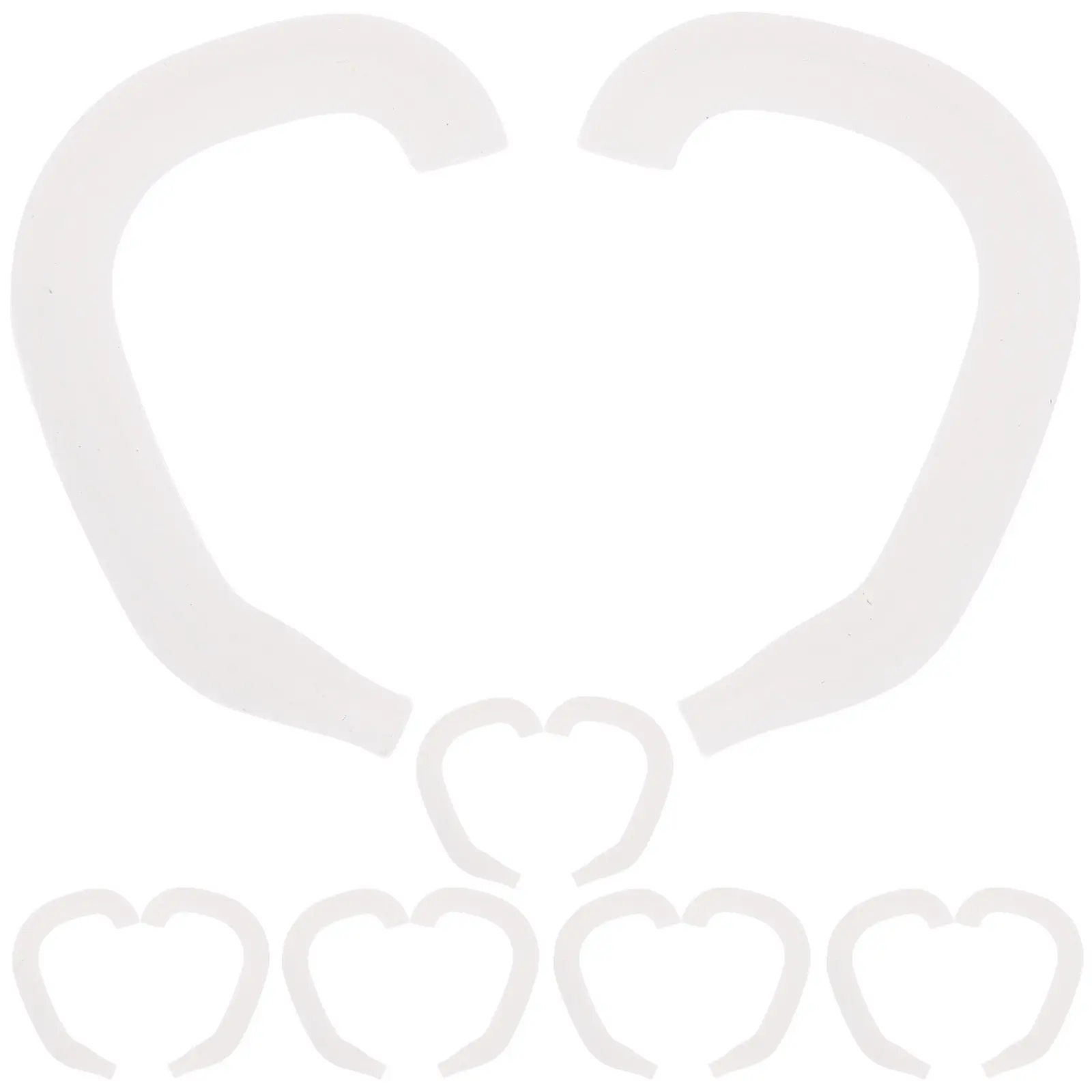 

6Pairs Ear Correction Support for Infants Soft Silicone Baby Auricle Corrector for Protruding and Deformed Ears Mask Fix