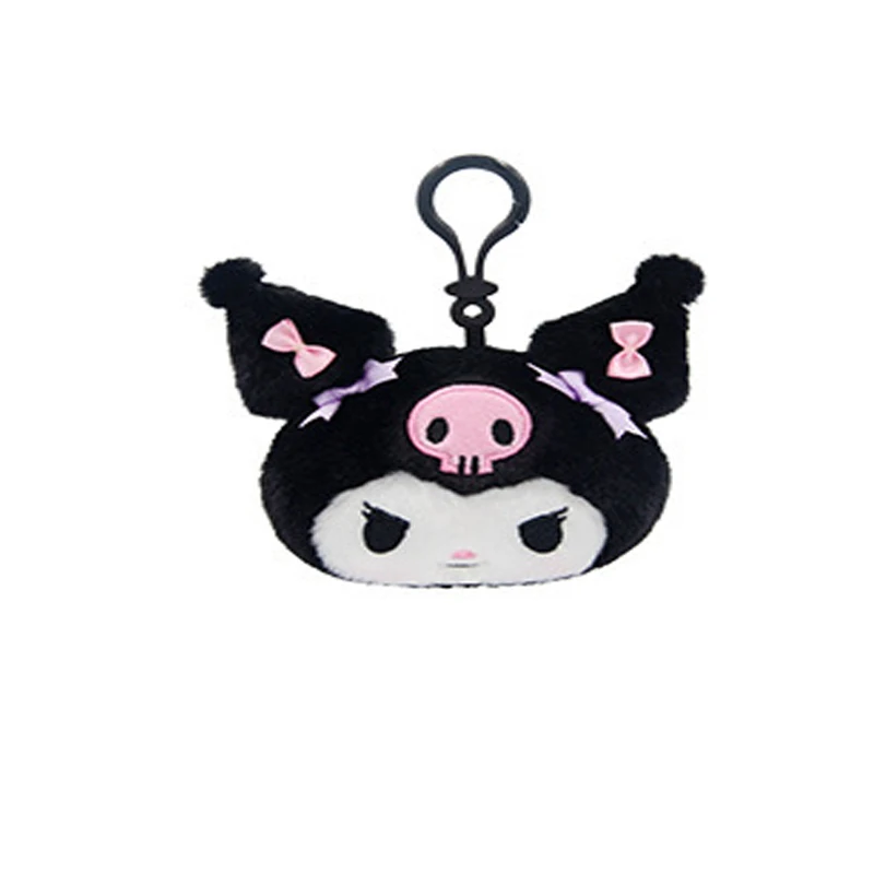 Sanrio Plush Small Pendant Doll Toy Kuromi Melody Cinnamoroll Hendon Keychain Children Toys School Bag Pendant Christmas Present