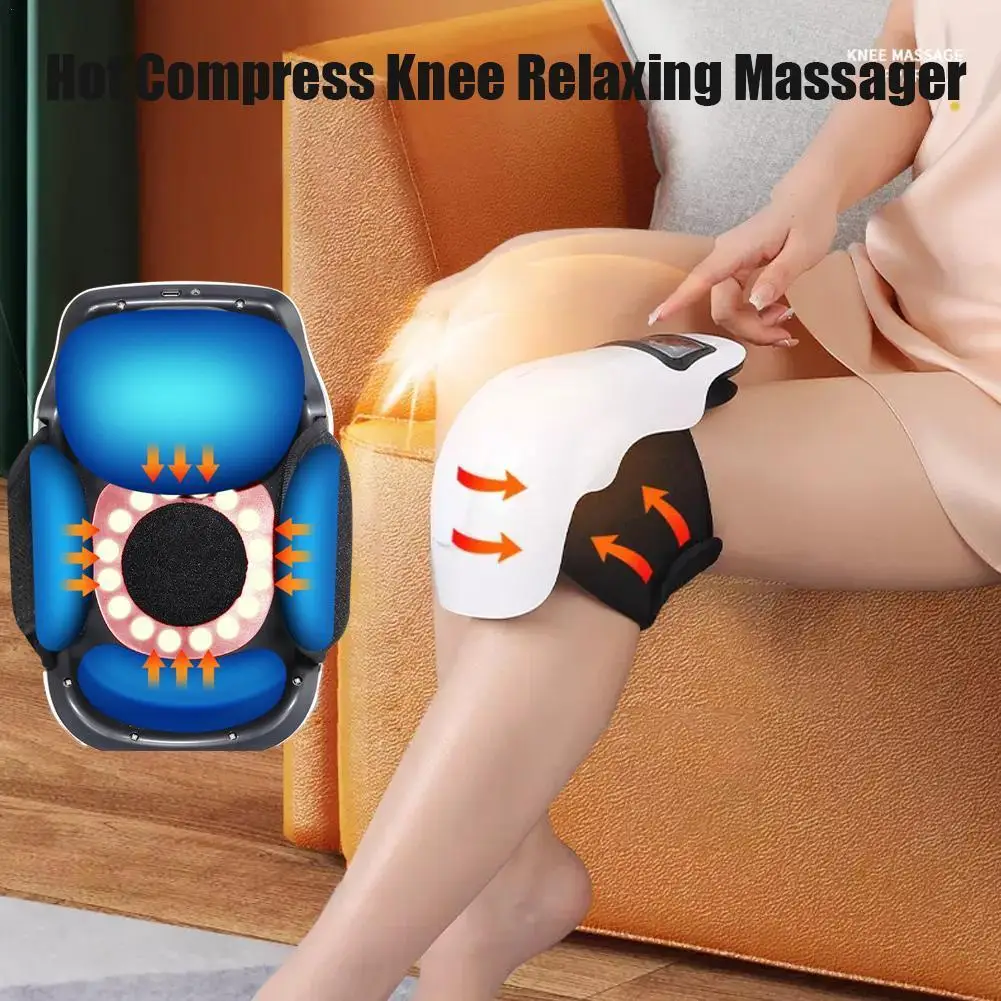 Smart Airbag Knee Massager Heating Kneecap Treasure Air bag Laser Infrared Elbow Shoulder Massager Joint Pain Stiffness Relaxing