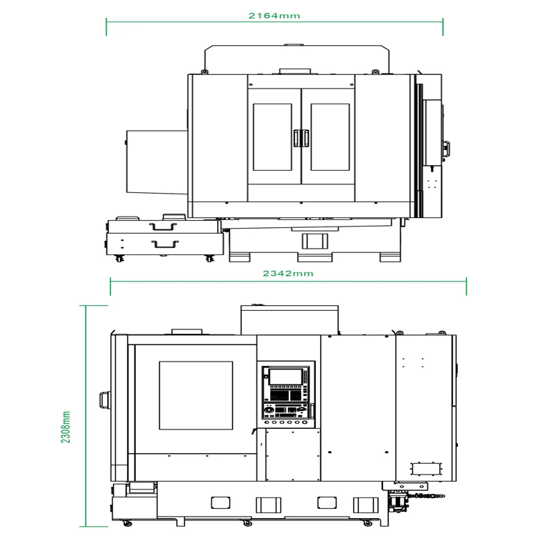 JTGK-700I Graphite Wet Mold Processing 3 Axis Vertical Cnc Milg Hine Hining Center