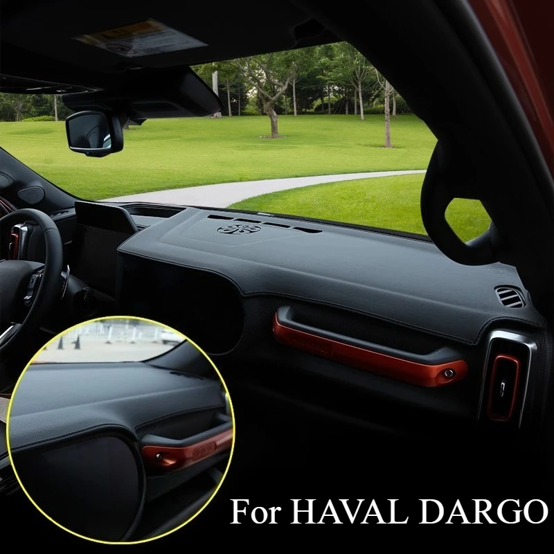 

For HAVAL DARGO 2021-2025 LHD Dashboard Sunshade Mat Center Console Sun Protection Pad Interior Decoration Dashboard Shading Pad