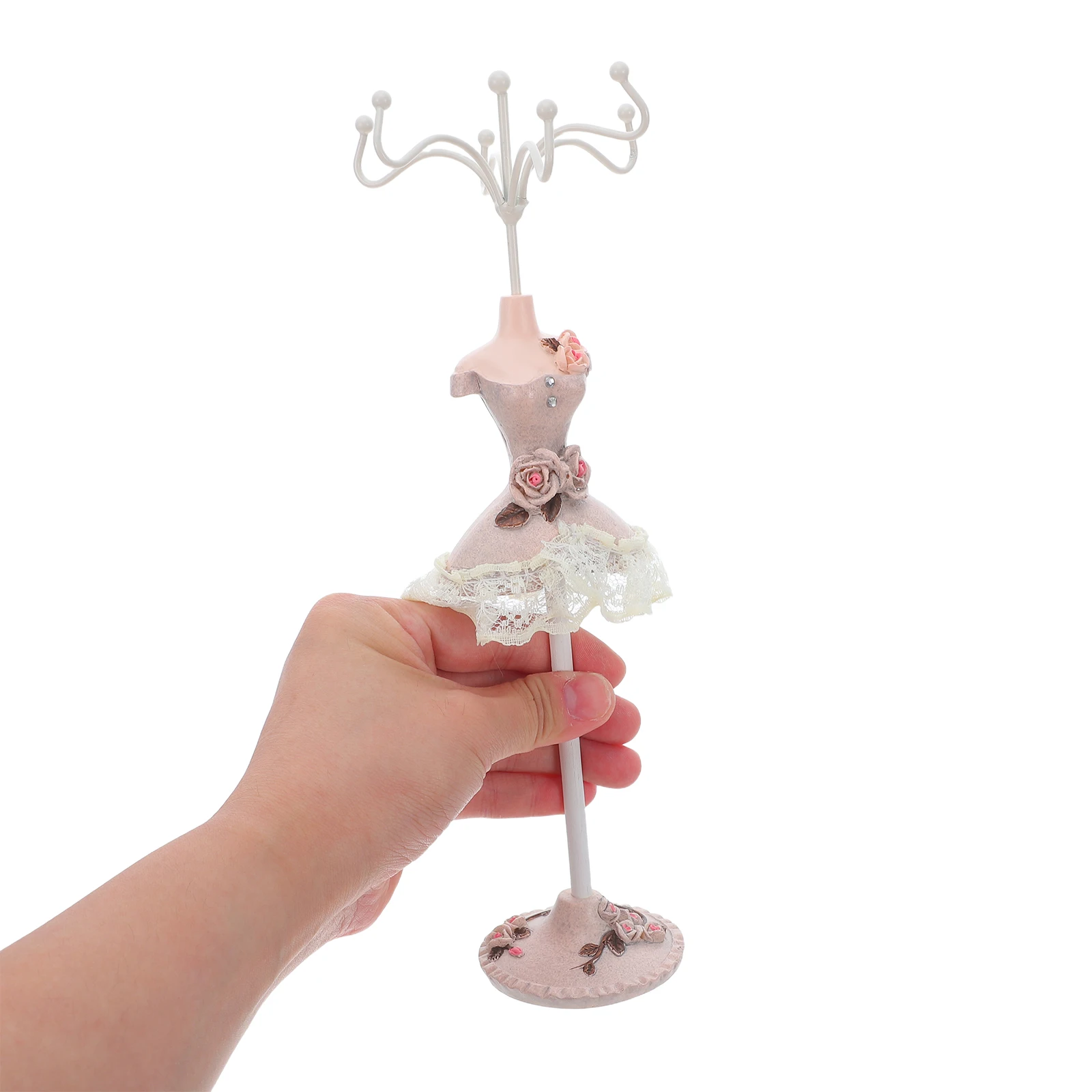 

Jewelry Display Stand Necklace Bracelet Holder Ornament Stands Earring Rack Mannequin