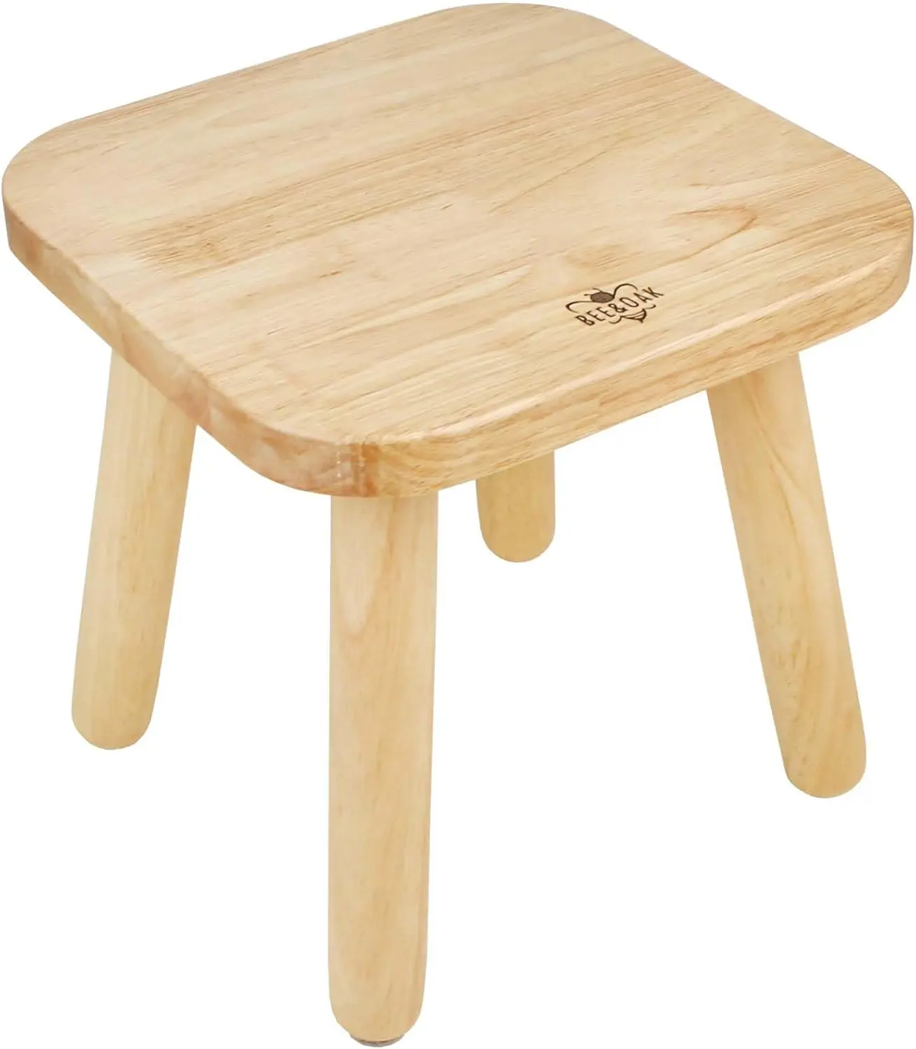 

Деревянная подставка-ступенька BEE&OAK 9,25 дюйма для малышей, подставка для ног для взрослых, подставка для растений со съемными ножками, прочная, портативная