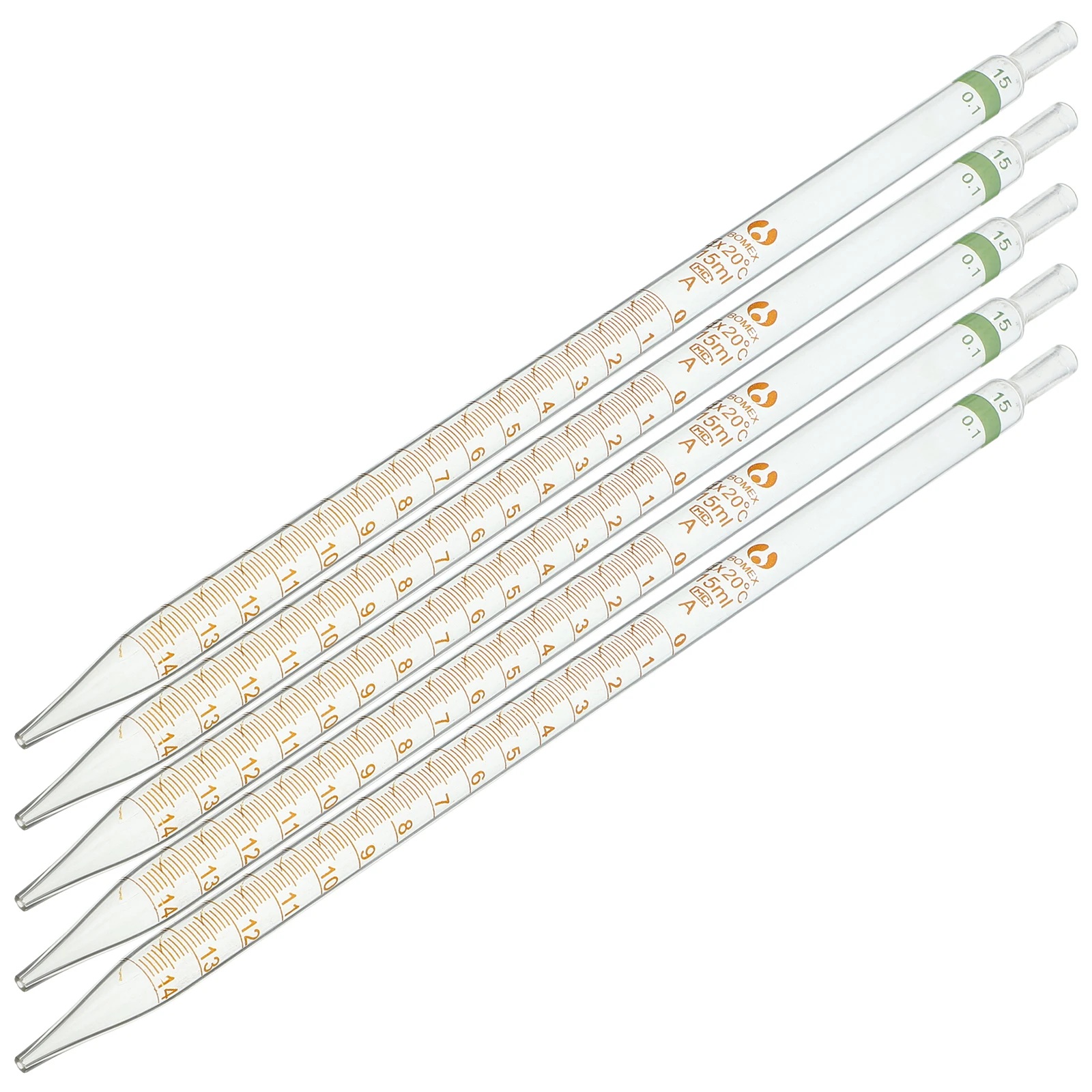 

20Pcs Accurate Measurement Glass Droppers Calibrated Pipette Dropper Laboratory Tool Durable Transparent Easy Use