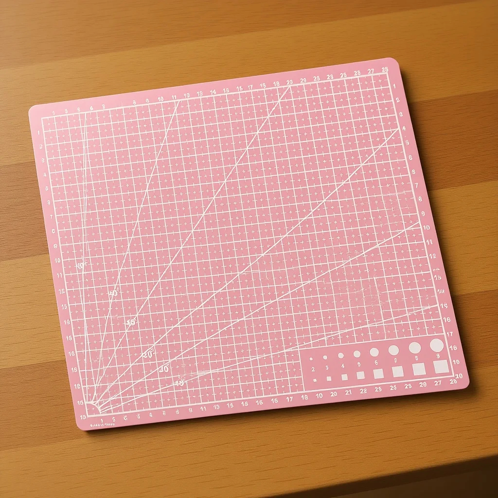 Tapis de découpe artisanal réutilisable et antidérapant A4, pour bricolage, projets de couture sur papier, planche à découper en plastique, tapis artisanal Double face