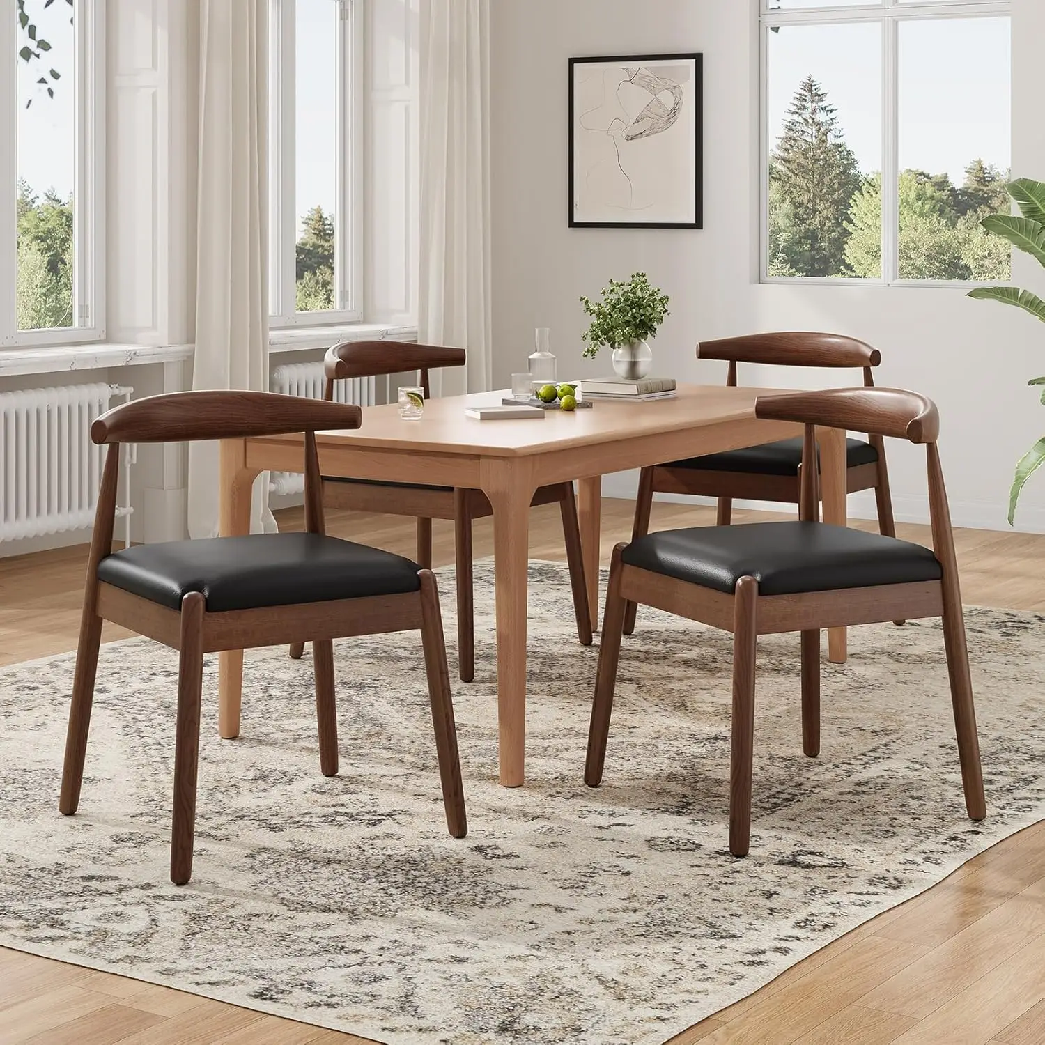 #4 Trending Solid Wood Dining Chairs Right Now
