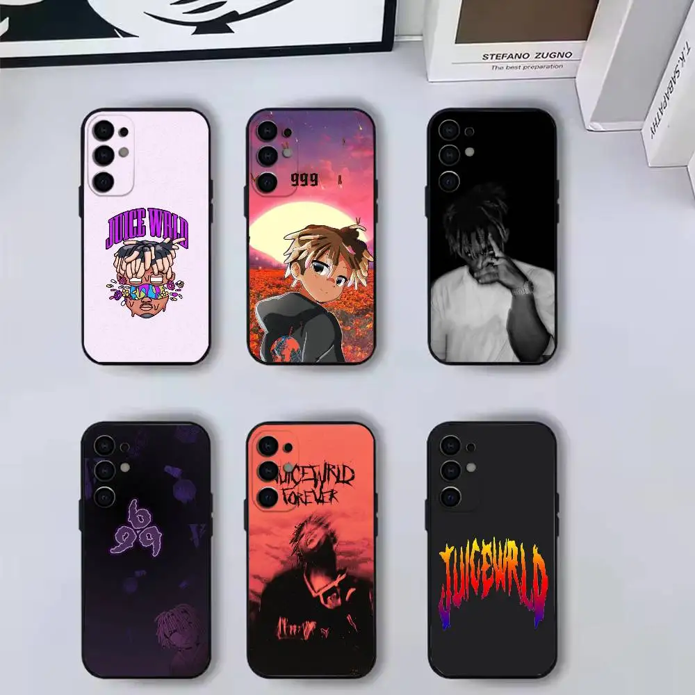 

Rapper 999 J-Juice W-WRLD Phone Case For Samsung S25,S24,S21,S22,S23,S30,Ultra,S20,Plus,Fe,Lite,Note,10,Black Cover