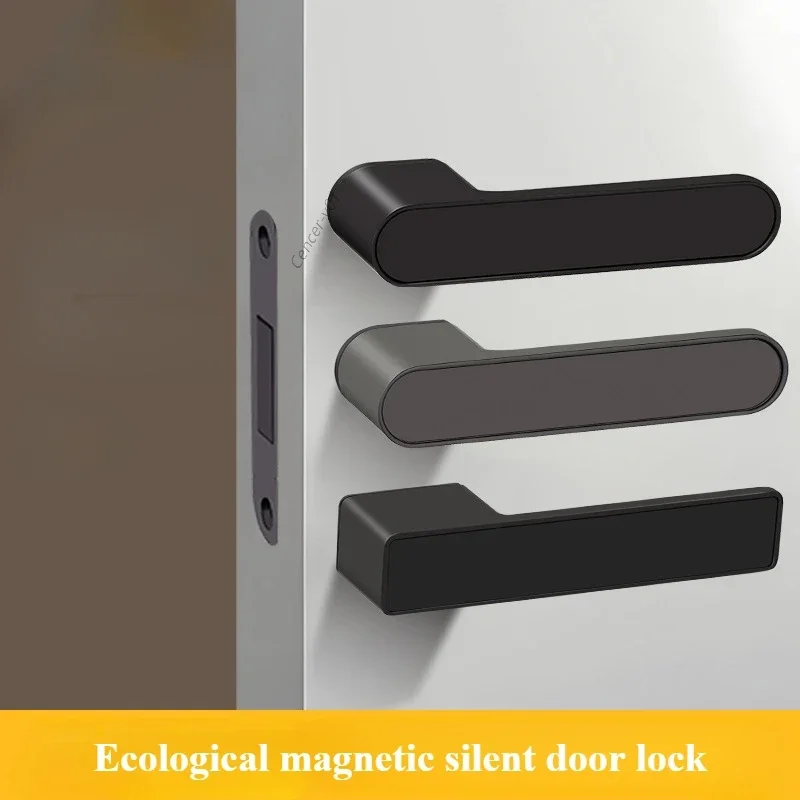 Minimalistisches ökologisches Schloss im europäischen Stil, neues verstecktes Schlüsselloch-Schlafzimmer, Arbeitszimmer, magnetisches, geräuschloses Türschloss