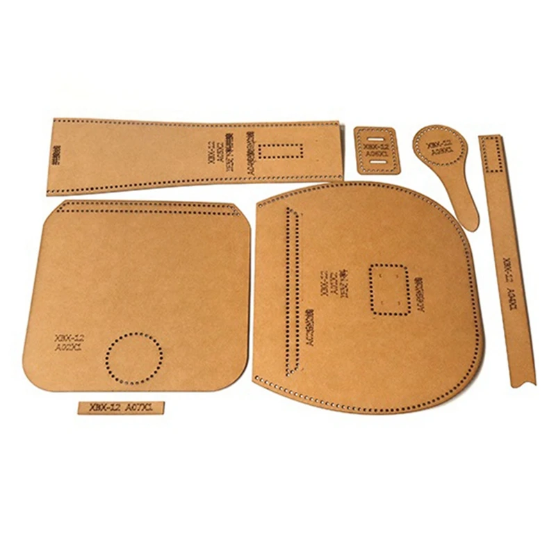 

DIY Leather Tool Kit Kraft Handbag Sewing Pattern DIY Handmade Craft Template Finished Product Size 21x19x6.5CM