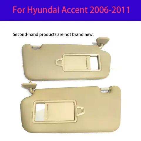 Solskydd, sminkspeglar och bländskydd för Hyundai Accent från årsmodell 2006 2007 2008 2009 2010 2011 8 best sales hyundai tiburon 2008 - №7